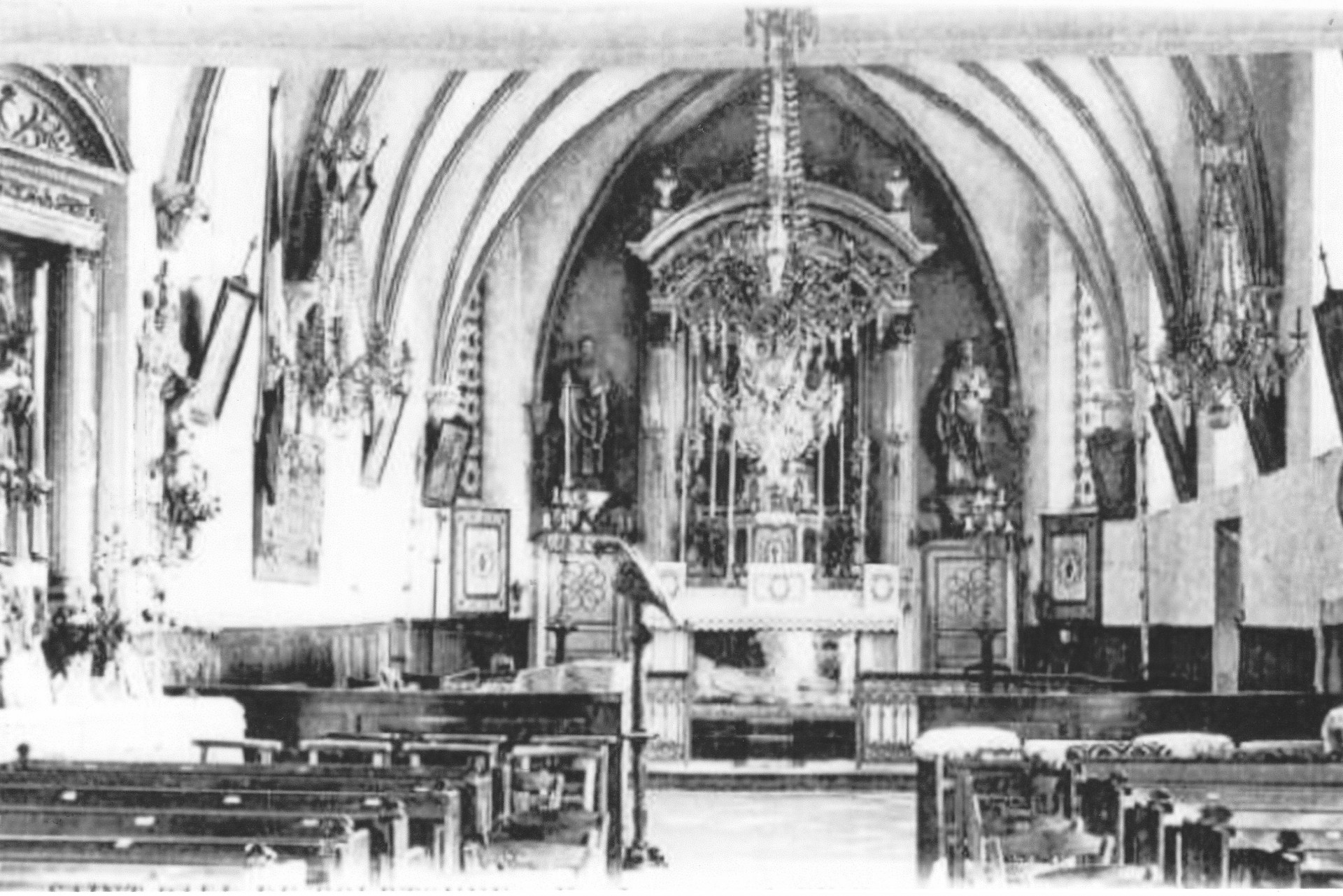 L'intérieur de l'église Saint Paul